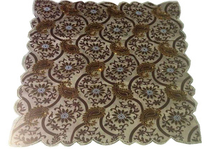 Net Cashmere Solid Color <b>Square</b> Table Cover Elegant Handmade Luxury <b>Tablecloth</b> for Dining Weddings Home Decor Indoor Outdoor Use - Product Image 2