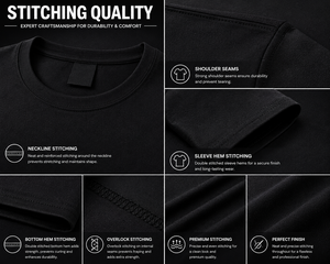 Men's <b>Black</b> Short Sleeve Quick Dry Slim Fit T-<b>Shirt</b> Solid Color Casual O-Neck Jersey Polyester <b>Shirt</b> - Product Image 6