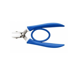 Pince plate en acier inoxydable avec poignée en caoutchouc PVC recouvert de nylon 135 mm Outil de fabrication de bijoux Zetomed Pro - Product Image 4