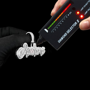 Colgante de Joyería Fina con Nombre Personalizado, Estilo Hip Hop, Chapado en Oro de 18K, con Moissanita VVS1, Cruz, Estilo Rapero - Product Image 1