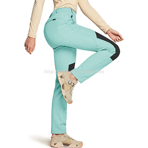 Pantalones de Corduroy Transpirables al por Mayor, Pantalones de Softshell de Poliéster para Mujer, OEM ODM, Resistentes al Viento, para Senderismo, Nieve, Tallas Grandes, Casuales - Product Image 3