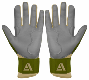 Gants de frappe de baseball en cuir de chèvre de qualité supérieure, gants de frappe de softball sur mesure de grande qualité, fabriqués par Adiha Impex - Product Image 2
