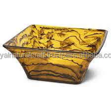 Tazón de resina hecho a mano con brillo vibrante y diseño de color abstracto único Vajilla y vajilla de primera calidad Artesanía natural - Product Image 2