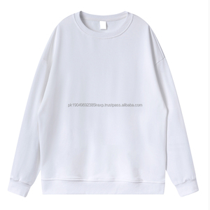 Pull couleur bleu foncé surdimensionné poids lourd unisexe plaine Sweat Shirt Sport de plein air Streetwear garçon fille hommes sweats à capuche - Product Image 4