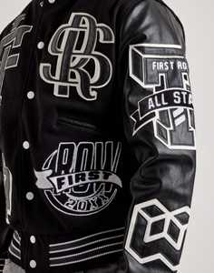 High Quality <b>Men</b> Varsity <b>Jacket</b> Custom <b>Leather</b> Embroidery Patches Baseball Letterman <b>Jacket</b> With Real <b>Leather</b> Sleeve <b>Jacket</b> - Product Image 6