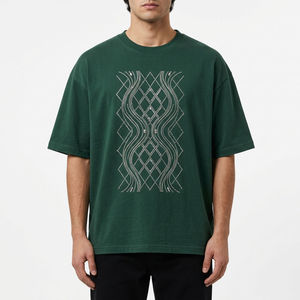 T-shirt de sport pour homme, collection été, manches courtes, 100% coton, léger, respirant, séchage rapide, écologique, vêtements de sport - Product Image 3