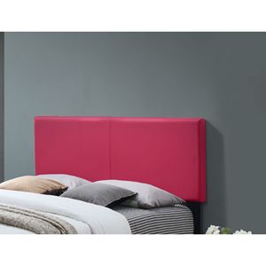 Moderno e Bellissimo Letto con Piattaforma in Tessuto PU Rosa, Struttura Imbottita per Camera da Letto, Misura Full Size - Product Image 3