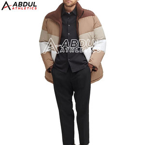 Classic Men Puffer Winter <b>Jacket</b> Insulated Warm Design Comfortable Fit Ideal For Winter Outdoor <b>Travel</b> Casual Fashion - Product Image 3