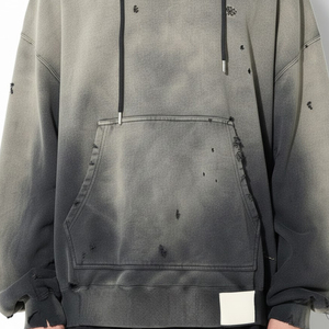 Ensemble de survêtement streetwear délavé au soleil pour homme, collection automne, prix de gros, tenue décontractée, survêtement délavé à l'acide pour homme, faible MOQ - Product Image 6