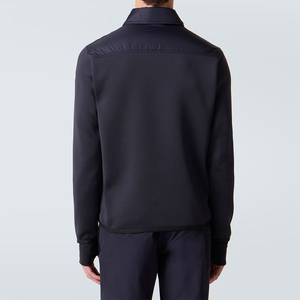 Veste cardigan matelassée d'hiver à capuche pour homme, fermeture éclair, manches longues, mode outdoor, quatre poches, logo frontal - Product Image 2