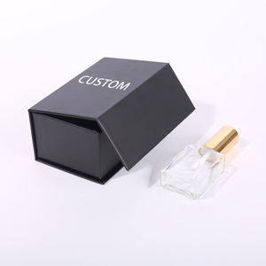 Custom EcoRev <b>Magnetic</b> Flip Top Rigid Cardboard Perfume Packaging <b>Box</b> with Luxury Matte Lamination Gold Foil Logo UV Coating - Product Image 3