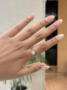 Anillo de Oro de 18 Quilates con Diamante Cultivado en Laboratorio de 2.53 Quilates, Corte Redondo, Diseño en Espiral, para Mujer, Joyería de Aniversario - Product Image 1