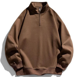 Sweat-shirt unisexe épais en coton 330 g/m², coupe oversize, col rond, personnalisable avec broderie, pour hommes - Product Image 5