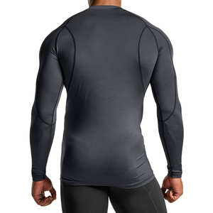 Camiseta Deportiva de Compresión de Manga Larga, Transpirable, Ecológica, de Secado Rápido, con Protección UV, en Poliéster/Nailon, Gran Venta - Product Image 2