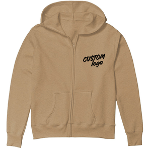 Sudadera con capucha unisex personalizada, de corte regular, con cremallera, de alta calidad, estilo urbano, ecológica, con estampado digital ODM. - Product Image 6