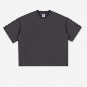 T-shirt Homme Oversize Boxy Délavé à l'Acide de Haute Qualité, Populaire, Style Vintage, en Coton, Coupe Courte - Product Image 6