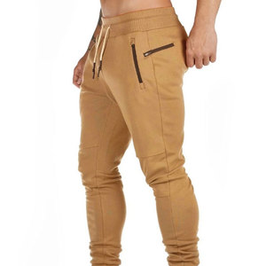 <b>Slim</b> Fit Casual Mid Waist New Design Custom Plain Multi Pockets 100% Polyester Lightweight Autumn Wear Men's <b>Jogger</b> Pants - Product Image 6