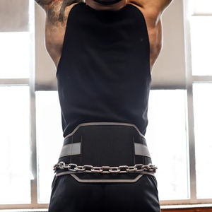 Oem Custom Hot Sell Breathable Neoprene Dip Belt Steel <b>Chain</b> Weight Lifting Belt Professional Protection 13mm Thickness Box - Product Image 5