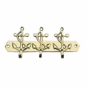 Brass Floral Decorative <b>Hooks</b> <b>Wall</b> Mount <b>Key</b> Rack and Towel <b>Hook</b> Metal Plant Pattern for Bathroom and Clothing Use - Product Image 5