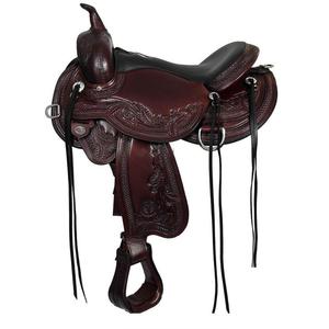 Sillas de montar inglesas de cuero genuino estilo vintage para carreras de caballos, diseño personalizado con grabado, OEM, ODM, sillas de montar hechas a medida para la venta - Product Image 3