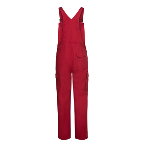 Unisex Red Cotton <b>Waterproof</b> Dust Proof CE Certified <b>Work</b> Coverall with Needle Detection and Digital Printing for Industrial Use - Product Image 2