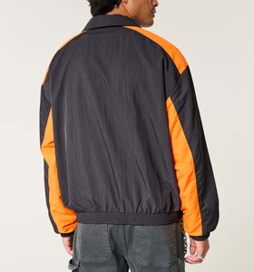 Wholesale Custom <b>Lightweight</b> Breathable Vintage Men's Windbreaker <b>Jacket</b> Quality <b>Casual</b> Fashion Color Block <b>Jacket</b> For Men - Product Image 2