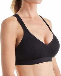 Soutien-gorge de sport pour femmes, vêtements de yoga, spandex, polyester, léger, maintien élevé, sans couture, évacuation de l'humidité, extensible dans quatre directions - Product Image 1