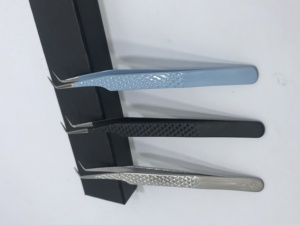 Top Rated 2021 Black Diamond Grip <b>Boot</b> Tweezers Eyelash Extension Tweezers Custom Design, Color and Logo - Product Image 5