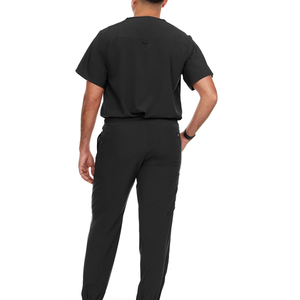 Men Lightweight <b>Scrub</b> <b>Set</b> Breathable Short Sleeve New Arrival High Quality Customizable Durable Hospital Uniforms Men <b>Scrub</b> <b>Set</b> - Product Image 2