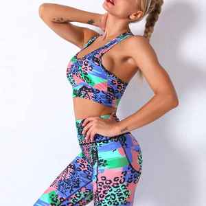 Yoga Set For Women Fitness Clothing Seamless Sports Bra And Leggings Activewear For Gym Workout Pilates Meditation Running - Product Image 1