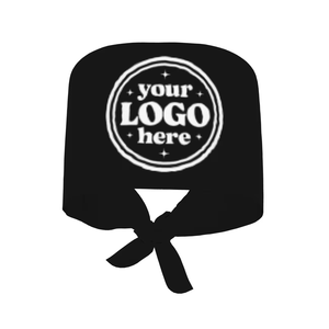 Black Surgical Scrub Cap Woven Cotton Medical Hair Net Protective Head Cover Hospital Clinic Unisex Scrub Sets Made Bangladesh - Product Image 1