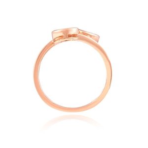 SUTARIYA BROTHERS Wholesale 14K Rose <b>Gold</b> Lab Grown Diamond Toi Et Moi <b>Ring</b> Bezel <b>Set</b> Cluster Bypass Band Wedding Fashion - Product Image 3