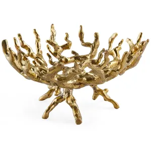 Cuenco Decorativo de Metal para Exhibición en Tiendas, Accesorio Premium para Salas de Exhibición, Cuenco de Cerámica de Diseño Moderno y Lujoso, Hecho a Mano, de Porcelana Ecológica - Product Image 1