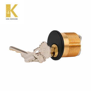 Serrure à mortaise cylindrique standard américaine 25 mm, gorge de clé SC, bronze huilé, logo OEM personnalisé, usage commercial et résidentiel, 5 broches ANSI - Product Image 2