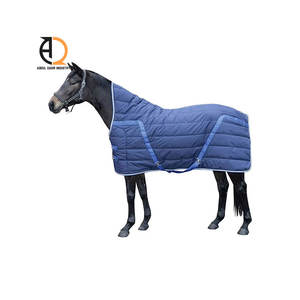 Mantas para Caballos Transpirables de Poliéster, Impermeables para Invierno, Acolchadas, para Doma, con Correas, Talla Grande, Logotipo Personalizado, Estándar - Product Image 3