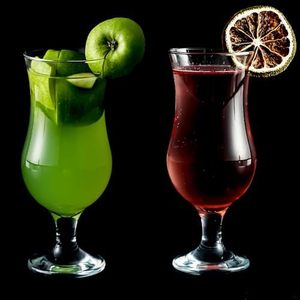 Nouvelles coupes à cocktail incurvées en verre Hurricane 380 ml pour les cocktails, les jus, la bière et le service de bar, vaisselle pour restaurants et cafés - Product Image 4