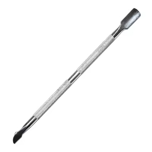 Empujador de Cutículas Desechable de Acero Inoxidable Sostenible con Acabado Espejo Plateado, Herramientas de Manicura, Removedor de Gel - Product Image 1