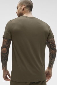 T-shirt pour homme en coton doux à col rond, couleur unie, manches courtes, décontracté, tendance, léger et confortable - Product Image 2
