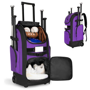 Bolsa de Béisbol de Alta Calidad para Jugadores, Amplia y Resistente, con Tela Fuerte y Correas de Hombro Cómodas - Product Image 1