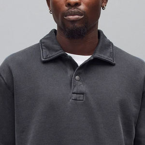 Sweat-shirt Homme 2026 Personnalisable avec Logo pour Acheteurs en Gros – Fermeture Boutonnée, Col Rabattu, Design de Haute Qualité pour l'Hiver – Prix Abordable - Product Image 2