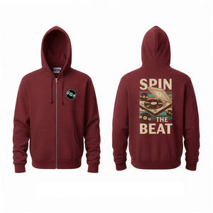 Sudadera con Capucha y Cremallera para Hombre, Corte Regular, 100% Algodón, Invierno, Secado Rápido, para Entrenamiento, Gimnasio, Uso Casual y Urbano - Product Image 4