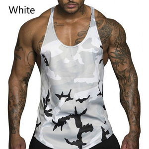 Débardeur à capuche sans manches pour homme, en polyester, couleur beige, grande taille, pour musculation et fitness, personnalisable avec logo, vente en gros - Product Image 4