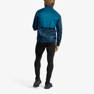 Veste coupe-vent écologique pour homme en tissu polyester recyclé, mode durable, veste de sport à capuche pour homme - Product Image 2