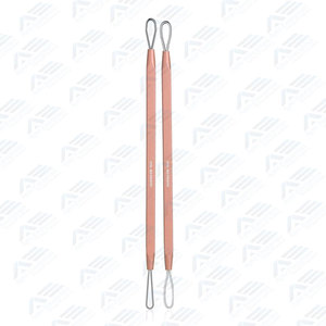 Extracteur de points noirs et d'acné avec embout incurvé arrondi en acier inoxydable allemand – Kit d'outils pour éliminer les points noirs et les imperfections - Product Image 4