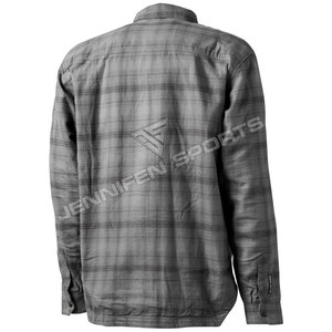 Chemise en flanelle de coton respirante pour adultes, homologuée CE, pour la course à moto, doublée d'aramide, protections hivernales - Product Image 4
