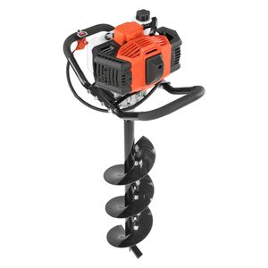 Trivella a Benzina 43cc 1250W con Punta da 8 Pollici e Asta da 30 Pollici in Lega, Motore a 2 Tempi, Efficiente Scavatore di Terra - Product Image 1