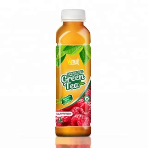 ชาเขียวประกายพรีเมี่ยมขนาด500มล. พร้อมเครื่องดื่มชาผสมราสเบอร์รี่ปรุงแต่ง - Product Image 1
