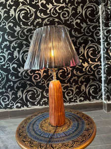 Lámpara de Madera, Lámpara de Mesa de Madera Maciza para Dormitorio, Sala de Estar, Oficina en Casa, Iluminación con Acabado Natural, Diseño Interior Moderno - Product Image 3