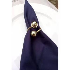 Anillo Decorativo de Metal para Servilletas, para Decoración de Mesa de Recepción de Bodas, Decoración de Banquetes y Presentación de Comidas - Product Image 2