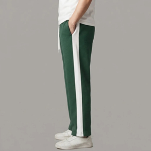 Pantalon de survêtement oversize 100 % coton écologique pour homme – Vêtement décontracté d'hiver confortable style hip-hop – Vente en gros de streetwear - Product Image 3